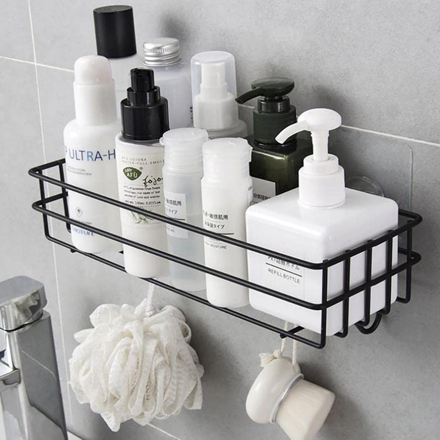 3 in 1 Shower Shelf Rack for storing and holding various household stuffs and items etc. 3 in 1 Shower Shelf Rack for storing and holding various household stuffs and items etc.